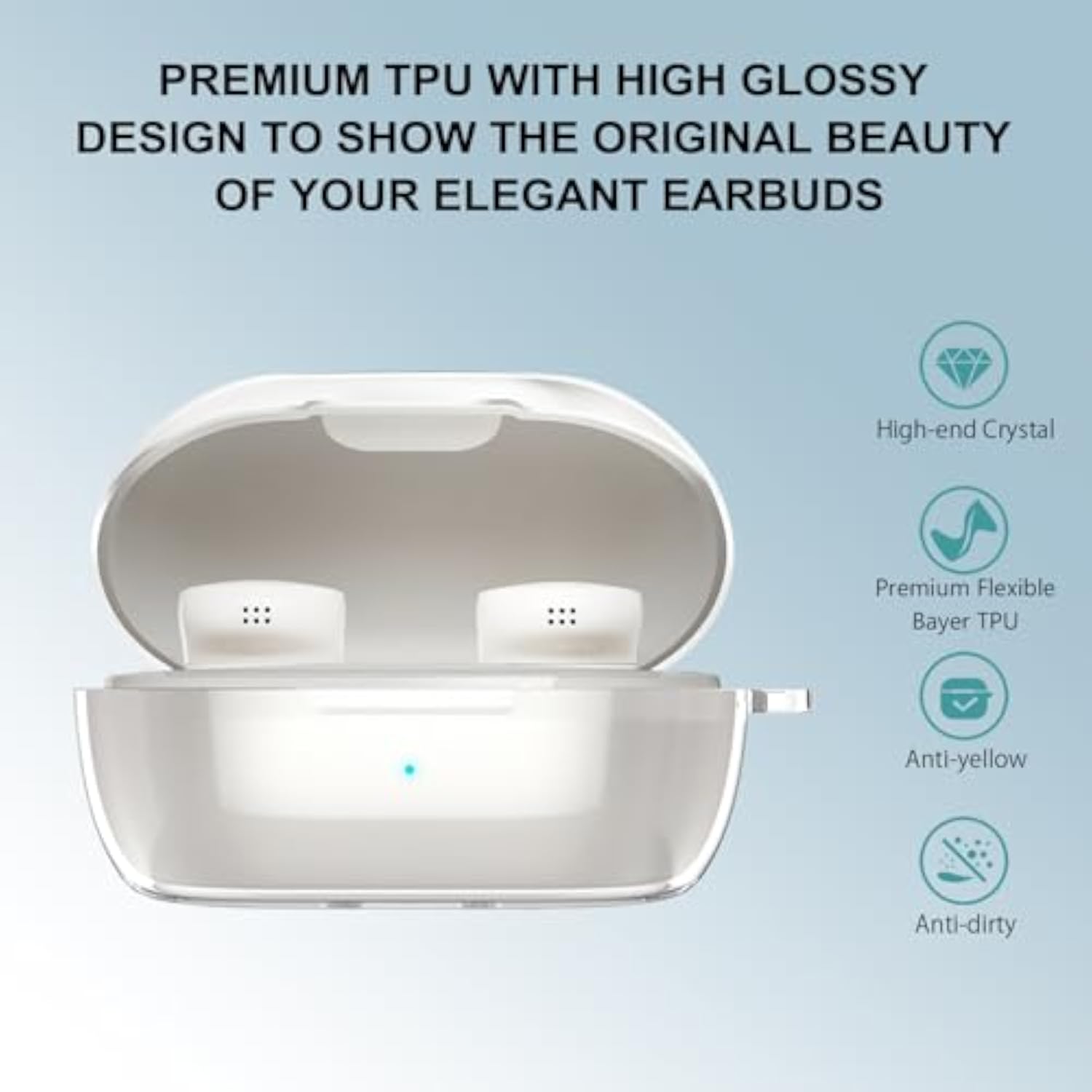 Bose New QuietComfort Earbuds Clear Case 2024 Protective Cover