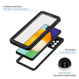 for  Galaxy A52 Case, IP68 Waterproof Dustproof with Built-in Screen Protector, Heavy Duty Full Body Protective Phone Case for Galaxy A52 5G,