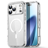 For Iphone 17 Pro Max Case Clear[Compatible With Magsafe] Heavy Duty Drop Protection Full Body Rugged Shockproof/Dust Proof 3-Layer Military Protective Tough Durable Phone Cover 6.9"