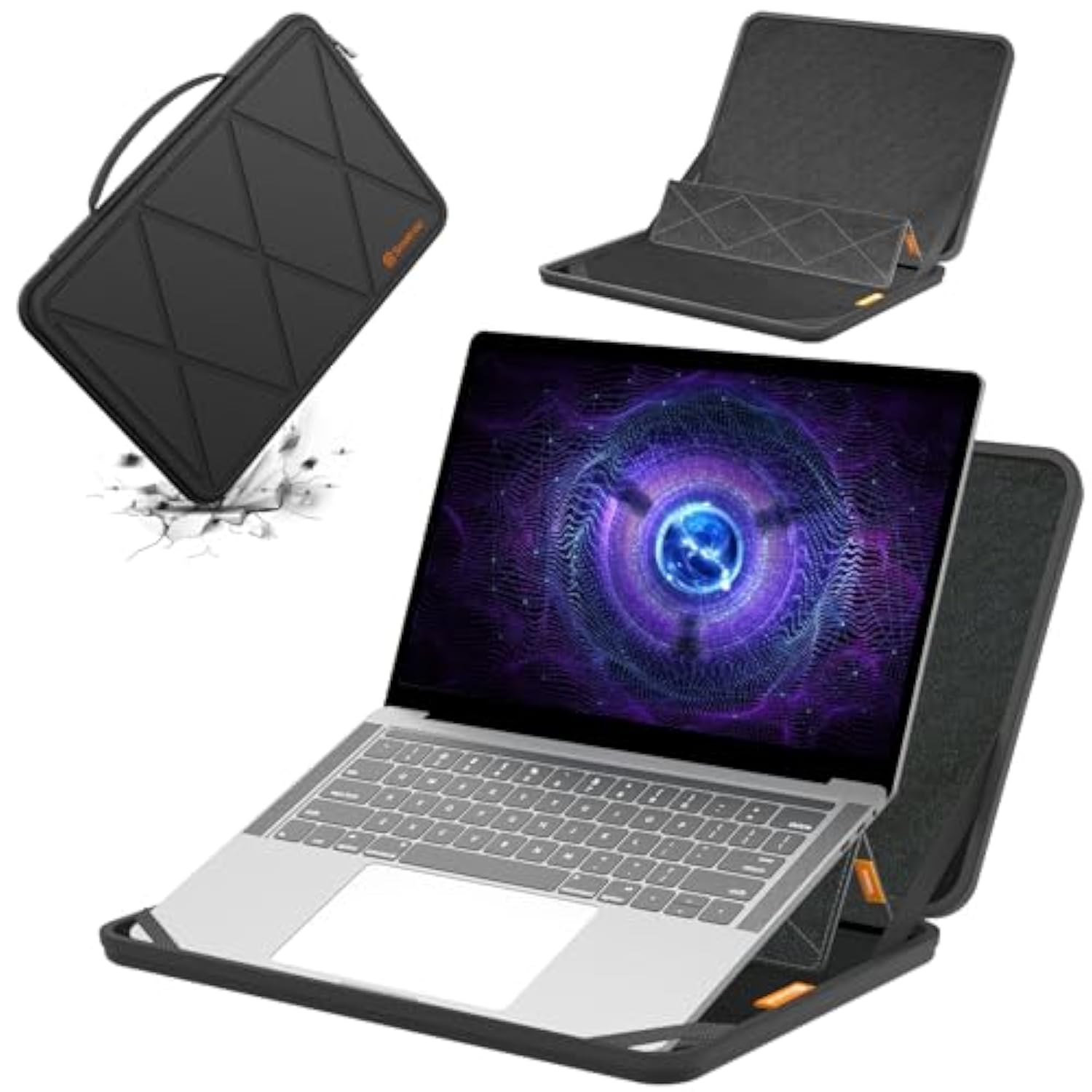 Smatree MS98 Hard EVA Protective Sleeve with Stand Compatible for 16inch Lenovo Legion 7i Gen 10/9,Legion Slim 7i/5i Gen 9/8,Legion5 Pro Gen7,for 15.6inch LOQ Series Laptop(Not Fit LegionPro 7i Gen10)