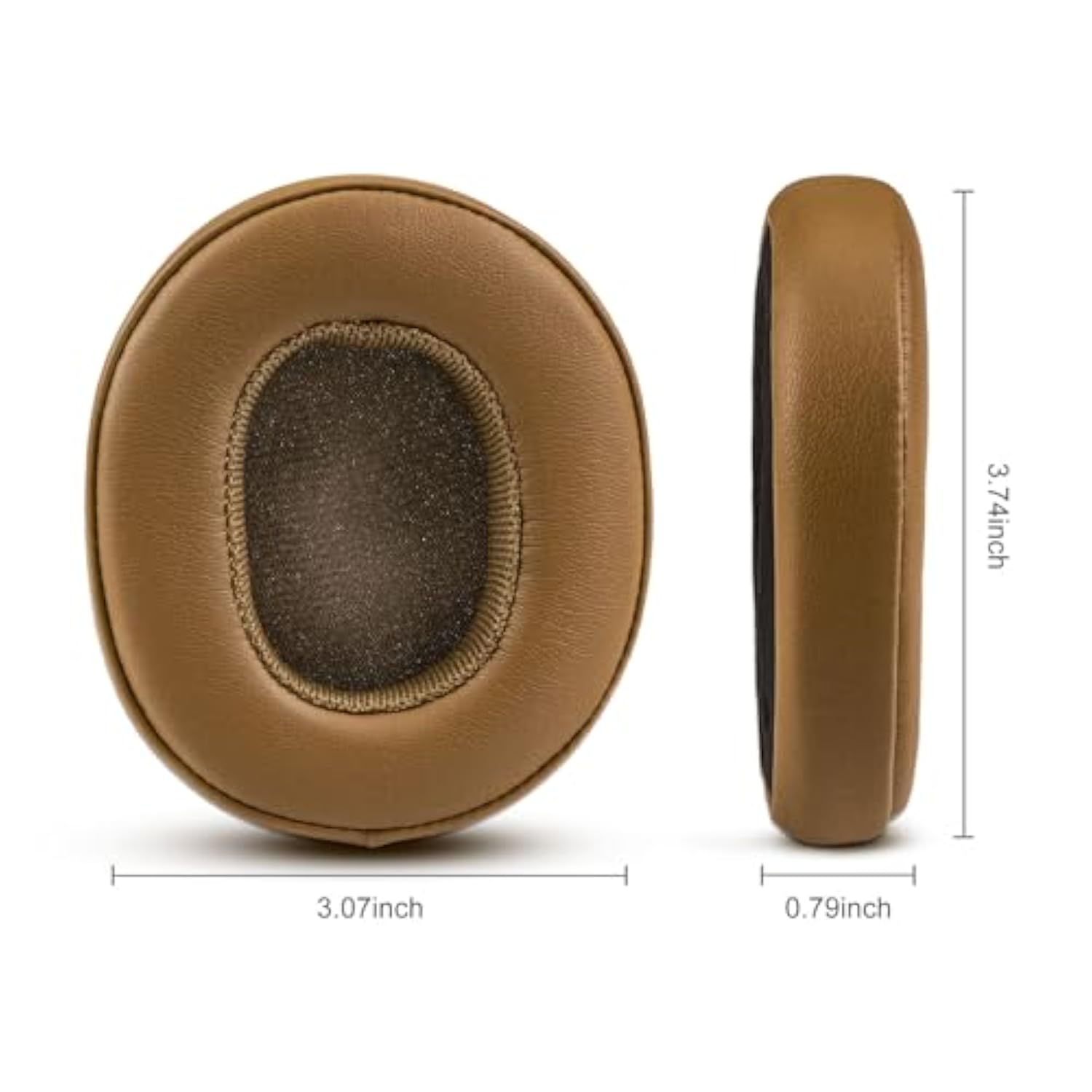 Replacement Ear Pads For Skullcandy Crusher Wireless,Crusher Anc/Evo, Hesh 3 Wireless Headphones Ear Cushions, Headset Earpads?Brown?