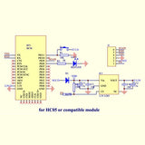 Hc-05 Wireless Bluetooth Rf Transceiver Master Slave Integrated Bluetooth Module 6 Pin Wireless Serial Port Communication Bt Module For Arduino