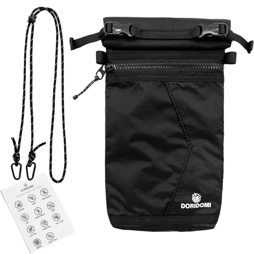 Faraday Bag for Phone, Signal Blocking Pouch, RFID Blocking Bag for Cell Phone & Key Fob, GPS WiFi Bluetooth Cellular Signal Shielding Case, Travel