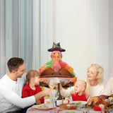 Turkey Balloons 2Pcs Self Standing Thanksgiving Balloons for Fall Party Harvest Festival Decor