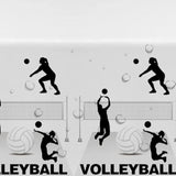 Volleyball Party Tablecloth Decorations - Disposable Volleyball Birthday Party Supplies Table Cover, Sports Theme Volleyball Baby Shower Decorations Table Cloth - 3 Pack (54In X 108In)