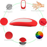 Silicone Mouse Cover For Apple Magic Mouse 2 Silicone Case Sleeve Compatible With Apple Mouse 2 Skin Anti-Drop Mouse Grip(Black)