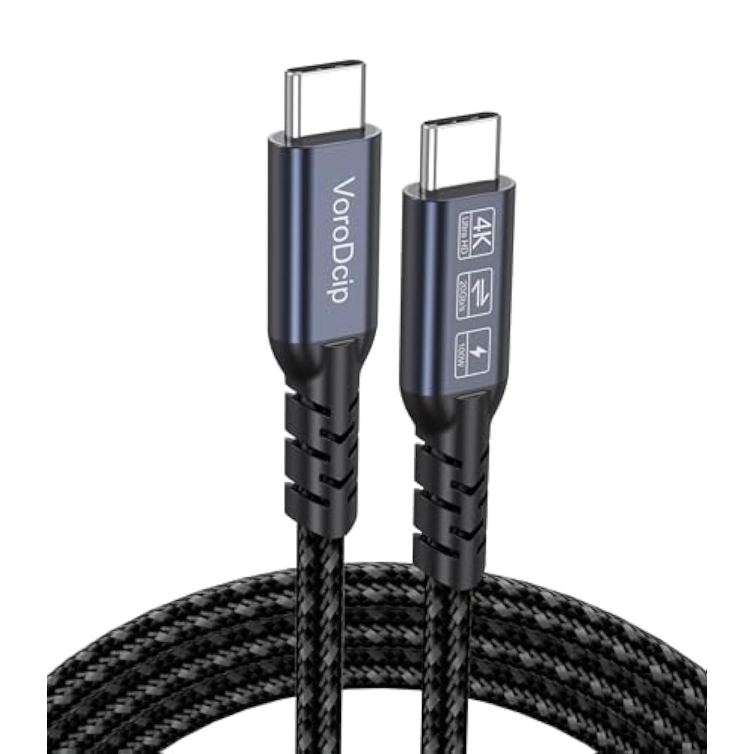 Usb C Data Transfer Cable 6Ft, Usb C 3.2 Gen 2X2 With 20Gbps High Speed, 4K@60Hz Monitor Video Display, 100W Fast Charging Full Function Cord For Macbook, Phone, Monitor, External Ssd, Dock And More