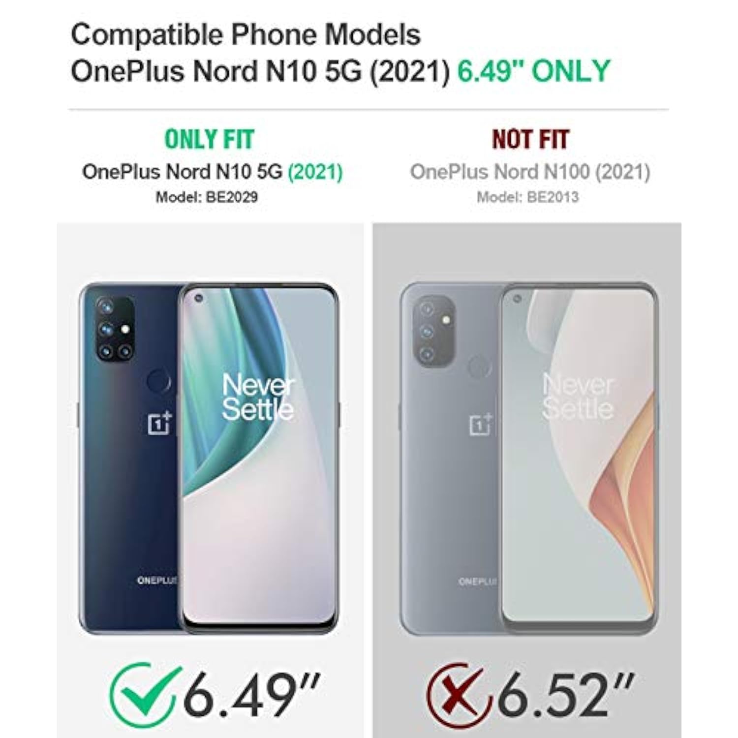 Revolution Series Case For Oneplus Nord N10 5G, Full-Body Rugged Dual-Layer Shockproof Protective Cover With Kickstand And Built-In-Screen Protector, Black