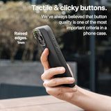 Dune Series Magnetic Case for iPhone 16 Pro Max - MagSafe Compatible, TPU Material, Minimalist Design, Slim Fit, Grippy Texture, Almost Black Color
