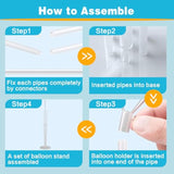Balloon Stand Kit (4-Pack): Tabletop Party Decorations