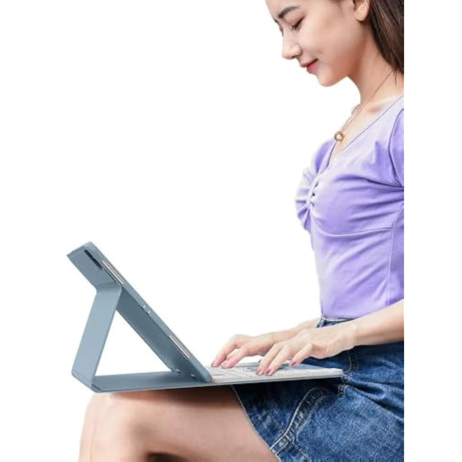 Backlit Keyboard For Galaxy Tab S9 Fe+ 12.4?/ Tab S10+ / Tab S9+ / Tab S8+/S7+/S7 Fe 12.4 Inch Keyboard Case With Mouse, Magnetic Detachable Backlight Color Keyboard,Dark Green+Black