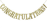 Congratulations Banner, Graduation Party Decor