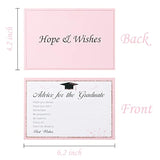 50 Pcs Graduation Advice Cards With Best Wishes Graduation Decorations Favor Party Supplies For Graduate Decorations