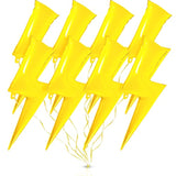 8 Pieces 36 Inch Yellow Lightning Bolt Balloons Large Flash Foil Party Balloons For Birthday, Wedding, Baby Shower Decorations