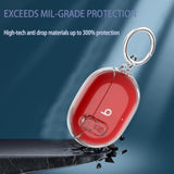 Beats Studio Buds/Studio Buds Plus Case Cover Clear 2021/2023 Men Lock Clip With Cleaner Kit, Protective Case For Women Girls Kids Clear