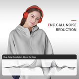 Bluetooth Headphones Over-Ear, 60H Playtime And With Low Latency Wireless Head