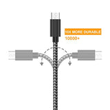 Gopala Micro Usb Cable Android Charger [6-Pack 5Ft] Nylon Braided Fast Sync&Charging Cord For Android, Samsung, Nexus, Lg, Htc, Nokia, Sony, And More