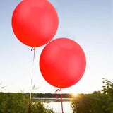 30Ct/Pack Red Balloons 18 Inch Big Red Balloons Latex Giant Red Balloo