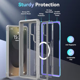 Shield Magnetic Case For Samsung Galaxy S25 Ultra–Compatible With Magsafe, [13Ft Mil-Grade Drop Protection], Durable Anodized Shockproof Aluminum Frame Slim Samsung S25 Ultra Case, Iridescent