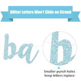 Baby Boy Shower Decorations - 3M Long Welcome Banner, Blue For Gender Reveal Party