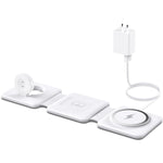 3-in-1 Foldable Magnetic Wireless Charging Station for iPhone, Watch & AirPods