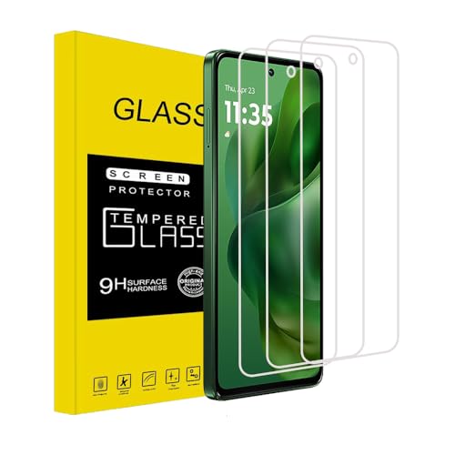 [3-Pack Compatible with MOTO G POWER 2025 screen protector Tempered Glass,9H Hardness, Anti-Scratch, Bubble Free, easy to install (Clear)