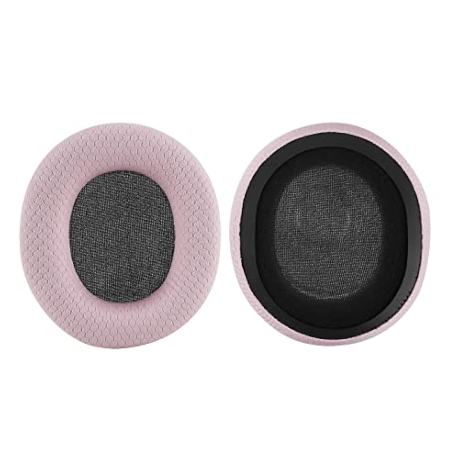 Geekria NOVA Mesh Fabric Replacement Ear Pads for Microsoft Xbox Wireless, Stereo 20th Anniversary Special Edition Headphones Ear Cushions, Repair Parts (Pink)