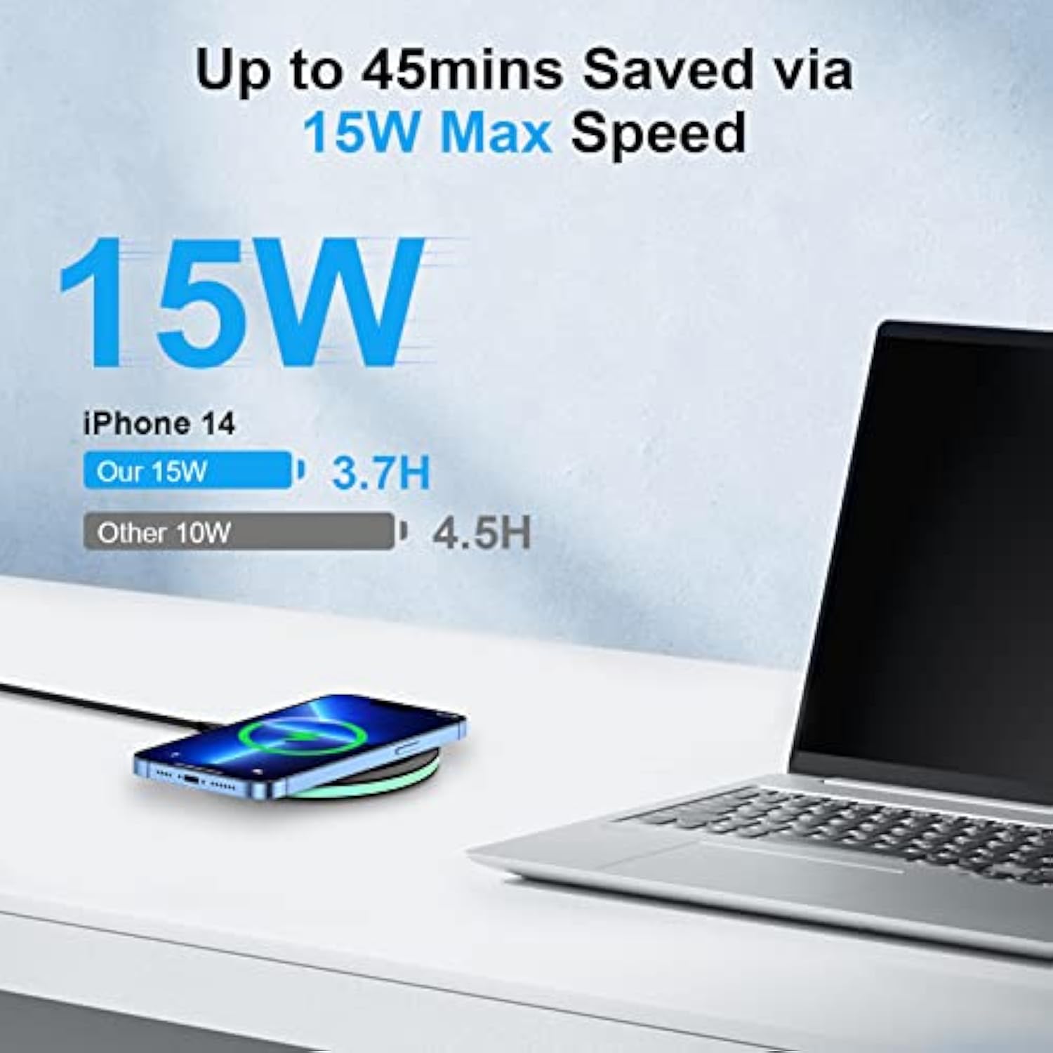 Google Pixel 10 Wireless Charging Pad 15W Wireless Phone Charger Fast Charging Station For Pixel 10 Pro Xl 9A 8 7,Samsung Galaxy S25 Ultra Edge/S24 Fe/S23/S22/Z Fold7,Iphone 16E 16 Plus 15 Pro Max 14