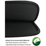 Laptop Case Sleeve,13-13.3 Inch Resistant Neoprene Laptop Sleeve/Notebook Computer Pocket Case/Tablet Briefcase Carrying Bag Compatible With Macbook Pro,Macbook Air,Notebook Computer-(Black)