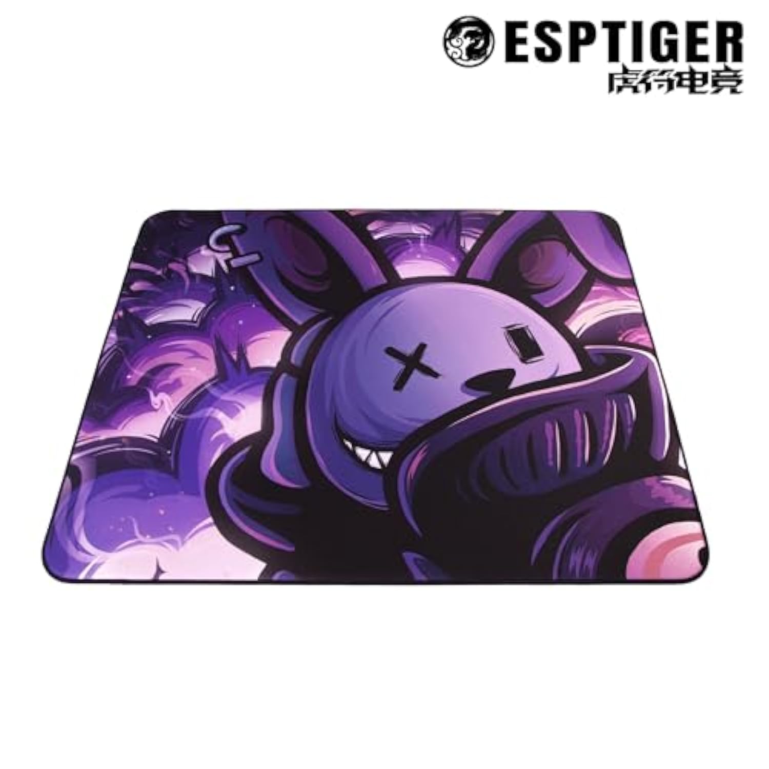 Mouse Pads Sheshejia (480 X 400 X 4Mm) Standard Size Slimflex Base Control Double-Layer Flat Woven Fabric Cloth Large Gaming Mousepad – Purple Rabbit Bunny Design