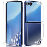 [2 Sets] Flexible Screen Protector for Samsung Galaxy Z Flip 7,Fingerprint Unlock,High Sensitivity,Bubble Free,Clear HD Soft TPU Protective Film for