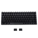 White Black Dolch Thick Pbt 84 68 64 Blank Keyset Oem Profile Keycaps For Mx M