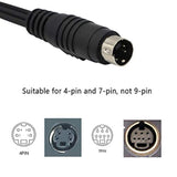4 Pin S-Video To 3 Rca Av Female Cable For Tv Pc Computer Video Av Projector F