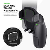 Easy One Touch 5 Cup Holder Mount - Universal Car Mount Phone Holder for iPhone, Google, , Moto, Huawei, Nokia, LG, and all other Smartphones