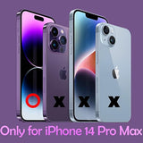 For Iphone 14 Pro Max Back Screen Protector And Camera Lens Protector (2+2Pack), Iphone 14 Pro Max Rear Tempered Glass Protector Camera Protector [New Version] (6.7 Inch)