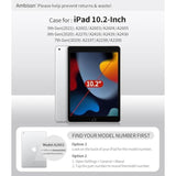 Ipad 10.2 Case For Kids Girls, Ipad 9Th/8Th/7Th Generation Case With Tempered