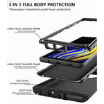 For Samsung Galaxy Note 9 Case,Dropproof Shockproof Heavy Duty Protective For Samsung Note 9 Case, 6.4 Inch(Black)
