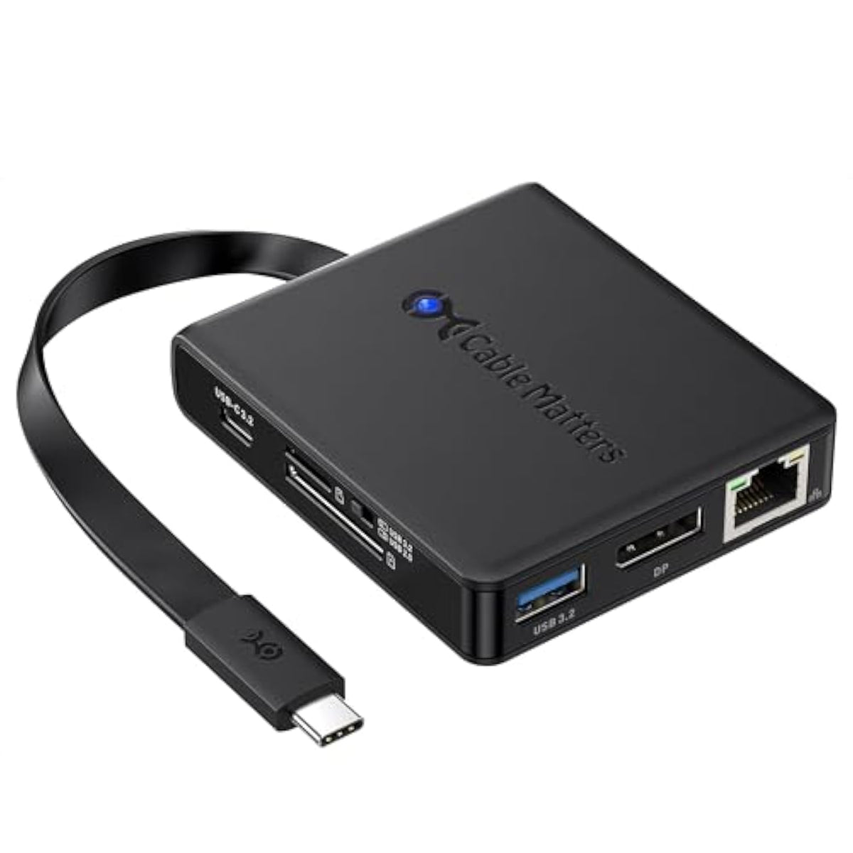 Cable Matters 8-in-1 USB C Hub DisplayPort 1.4, USB C Dock 8K@60Hz / 4K@240Hz
