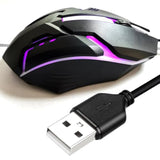Long Usb A Mouse - 15Ft Wired Mouse For Windows, Mac, Laptop, Notebook, Chromebook - Righty Or Lefty Use
