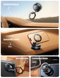 Car Phone Holder Mount - [Ultra Vacuum Suction] Phone Holders for Your Car, 360° Adjustable Suction Cup Magnetic Phone Holder for Car Dashboard