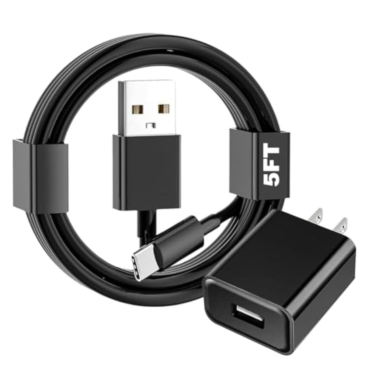 Tcl Phone Charger Usb A To Usb C Cable 5Ft Charging Cord Compatible For Tcl 60 Xe Nxtpaper 5G/50 Pro/40/30/20/10 Gen 2/3/Se/Xl, 605/505/503/408/Nxtpaper 14/11 Plus, Stylus/Plex/Ion X/Classic, Flip 3/2