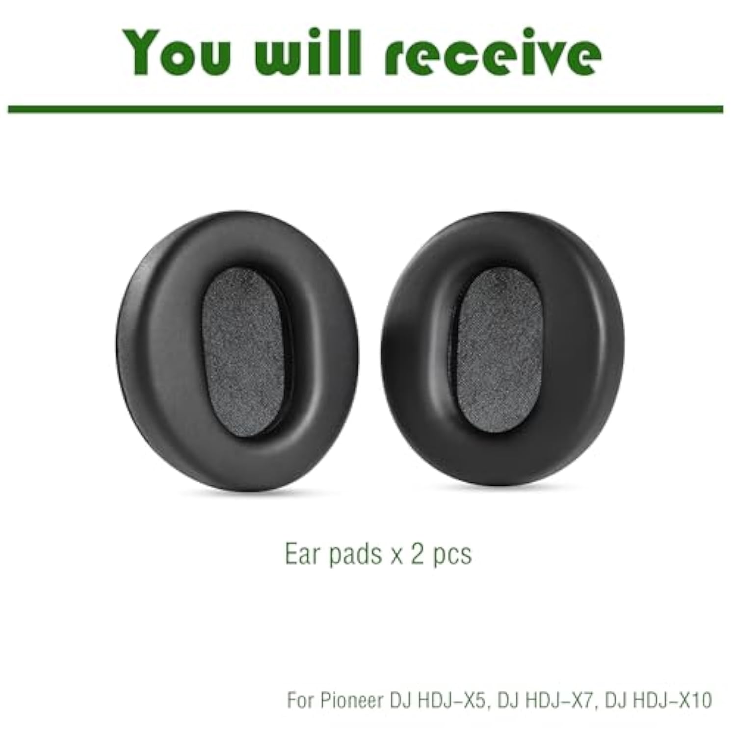 Earpads Compatible With Pioneer Dj Hdj-X5, Dj Hdj-X7, Dj Hdj-X10