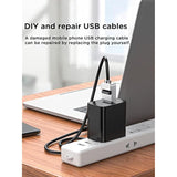 2Pack Usb2.0 Male Adapter Metal Case No Welding Required Usb Breakout Board Co