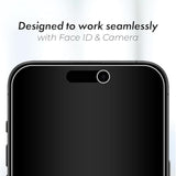 ArmorSuit 2 Pack Screen Protector for iPhone 15 Pro Max [6.7-inch] Case Friendly MilitaryShield HD Clear Film - Made in USA