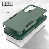 for Galaxy A35 5G Phone Case,[Military Grade Drop Tested] with Screen Protector,Dual Layer Protective Heavy Duty Cell Phone Cover Non-Slip Shockproof