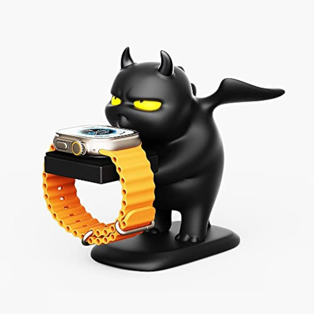 For Apple Watch Charger Stand,Charger Stand Compatible With Apple Watch Series Ultra2/Ultra/10/9/8/Se2/7/6/Se/5/4/3/2/1(49/46/45/44/42/41/40/38Mm) Cute Dragon Iwatch Charging Dock Supports Nightstand