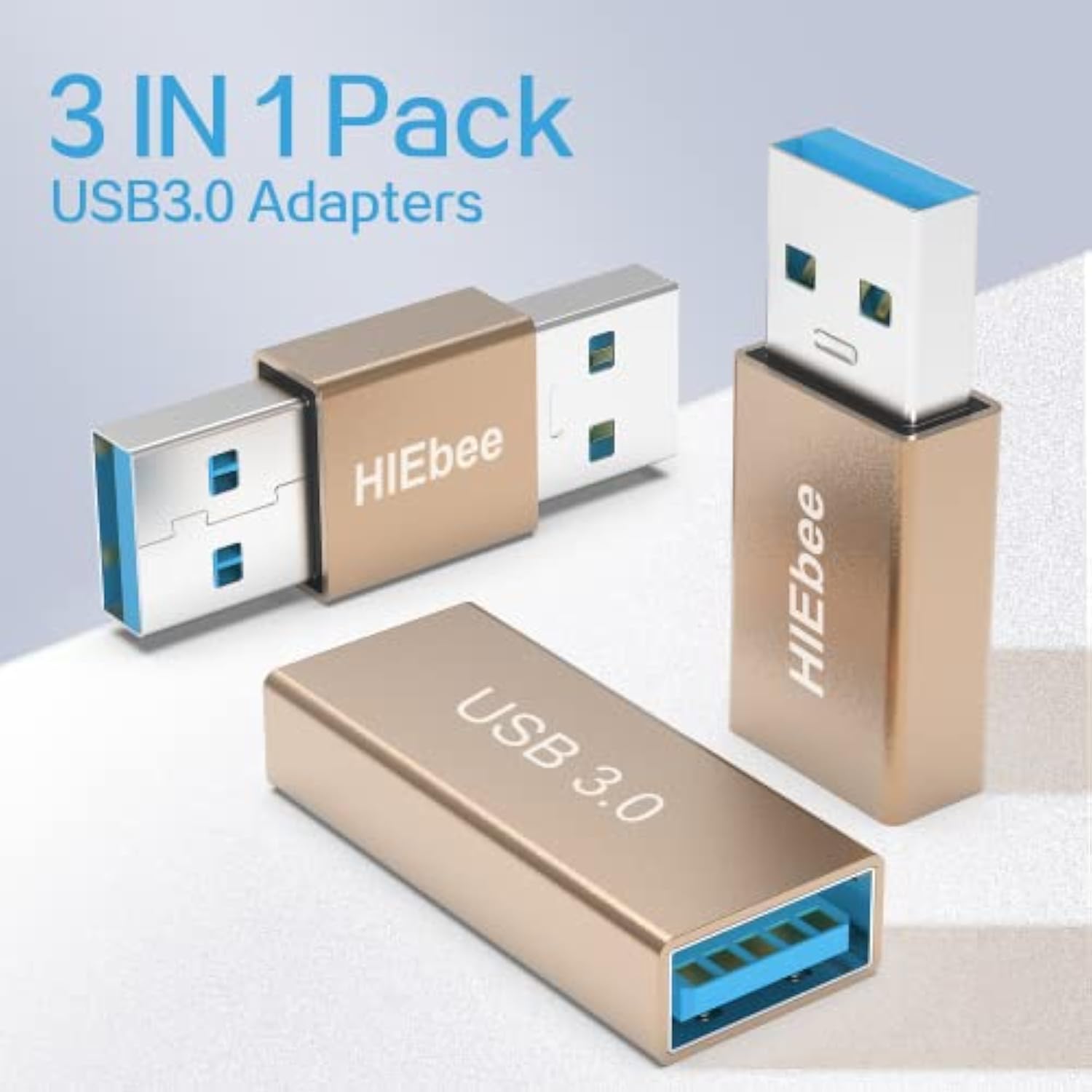 3Kinds Of Usb 3.0 Apters Kit, Usb 3.0 Female To Female And Male To Male And Fe
