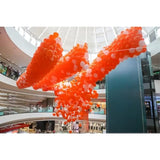 10.9 X 3 Ft Balloons Drop Net For Weddings Parties, Reusable Ceiling Release Net Holds 100 Balloons For Birthdays Graduations Corporate Events Baby Shower New Year'S Celebration Supplies Decoration
