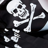60pcs Pirate Skull Banner — Jolly Roger Flag Pennant for Halloween Party