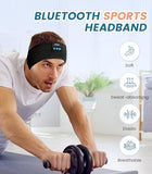 Sleep Headphones Bluetooth 5.4 Headband, Breathable Sports Headband Sleeping Headphones Eye Mask Music Earbuds, Perfect For Sleep Exercises Workout Yoga Travel, Cool Tech Gadgets Gifts For Men
